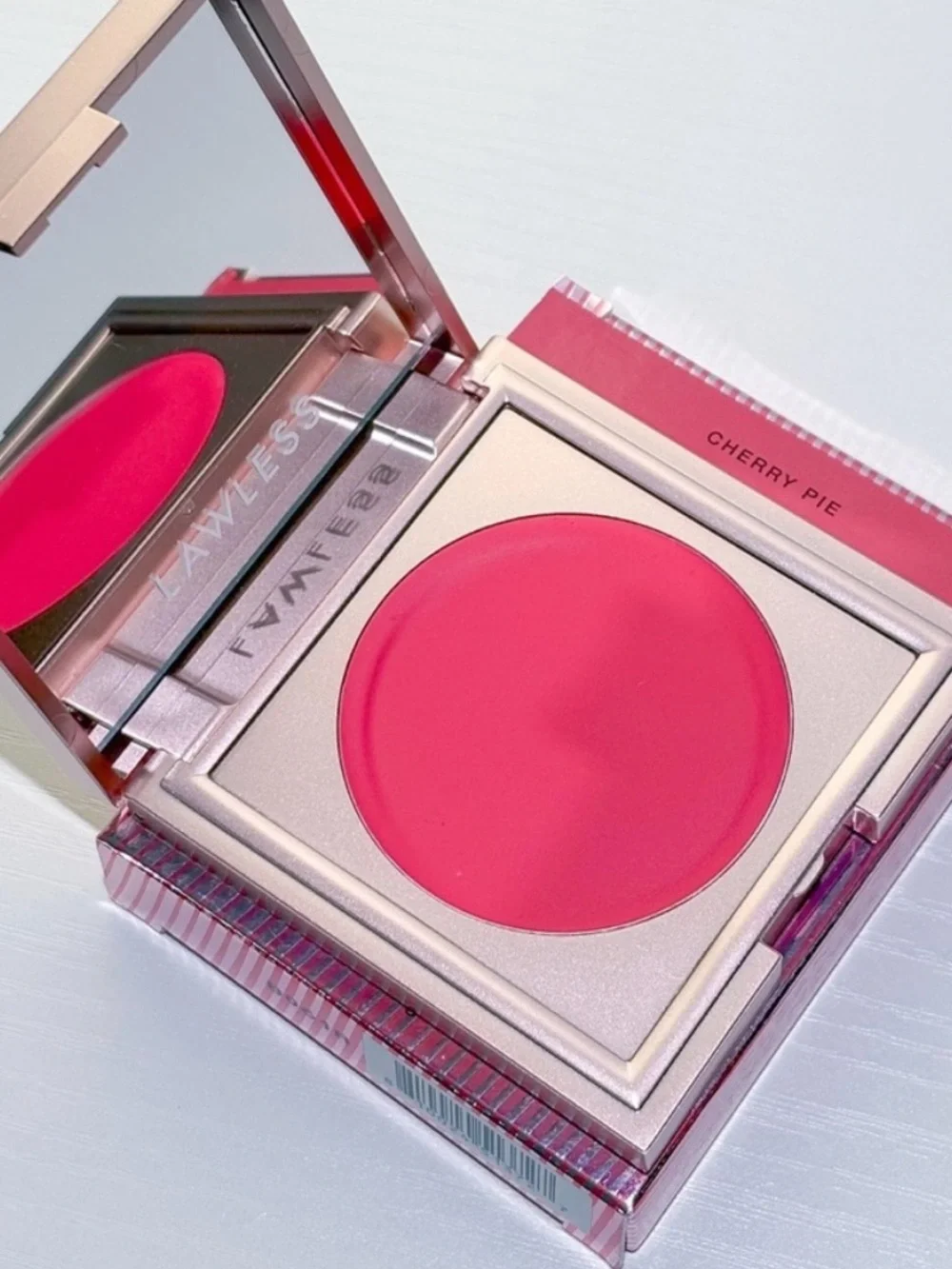 NIB LAWLESS Pinch My Cheeks Soft-Blur Cream Blush in “Cherry Pie”